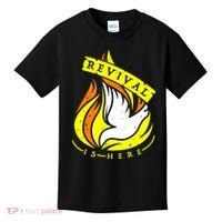 Holy Spirit Is Fire Of Revival Is Here Christian Kids T-Shirt thumb 0