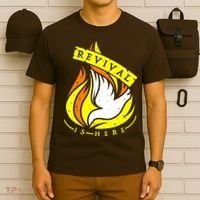 Holy Spirit Is Fire Of Revival Is Here Christian T-Shirt thumb 6