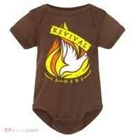 Holy Spirit Is Fire Of Revival Is Here Christian Baby Bodysuit thumb 0