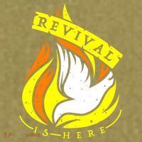 Holy Spirit Is Fire Of Revival Is Here Christian Garment-Dyed Women's Muscle Tee thumb 6