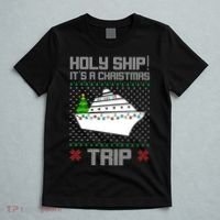 Holy Ship It's A Christmas Trip Family Vacation Cruise T-Shirt thumb 5