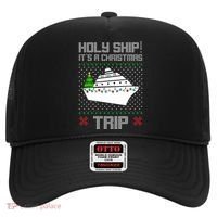 Holy Ship It's A Christmas Trip Family Vacation Cruise Hat thumb 0