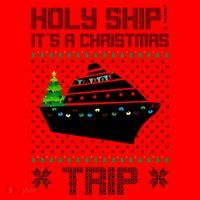Holy Ship It's A Christmas Trip Family Vacation Cruise Santa Hat thumb 1