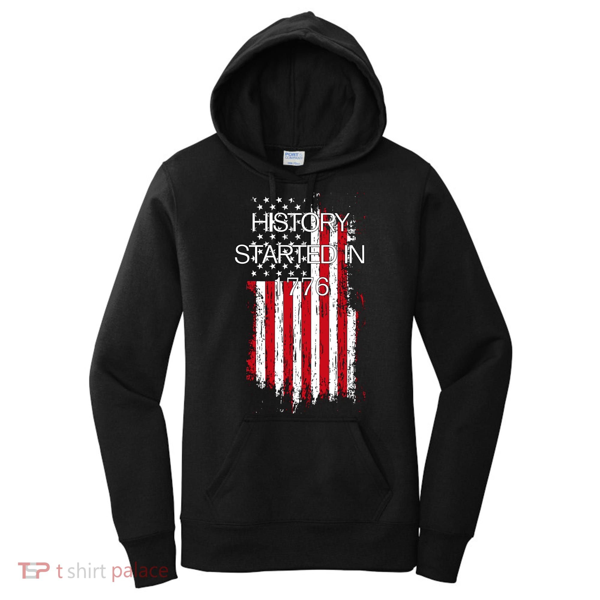 History Started In 1776 Women's Hoodie