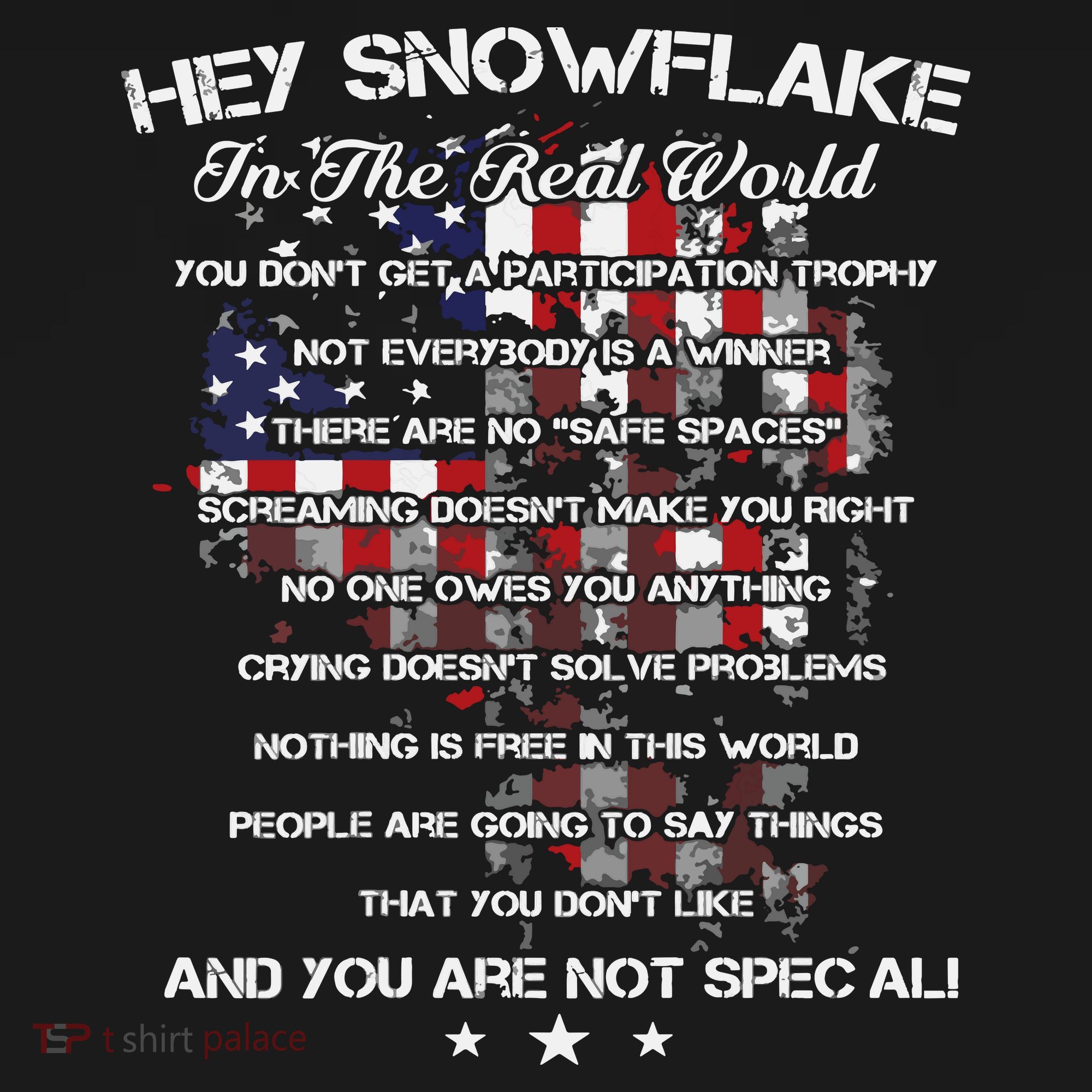 Hey Snowflake In The Real World Veteran Military Backpack