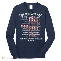 Hey Snowflake In The Real World Veteran Military Long Sleeve Shirt thumb 0