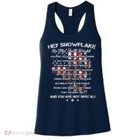 Hey Snowflake In The Real World Veteran Military Women's Tank Top thumb 0