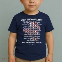 Hey Snowflake In The Real World Veteran Military Toddler T-Shirt thumb 2