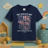 Hey Snowflake In The Real World Veteran Military Toddler T-Shirt thumb 3