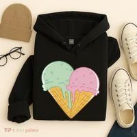 Heart Shaped Ice Cream Cute Gift Hoodie thumb 4