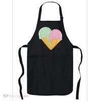 Heart Shaped Ice Cream Cute Gift Apron thumb 0