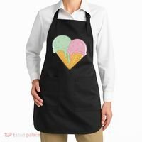 Heart Shaped Ice Cream Cute Gift Apron thumb 2