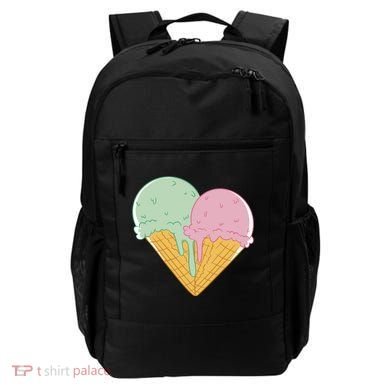 Heart Shaped Ice Cream Cute Gift Backpack