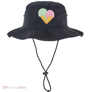 Heart Shaped Ice Cream Cute Gift Bucket Hat