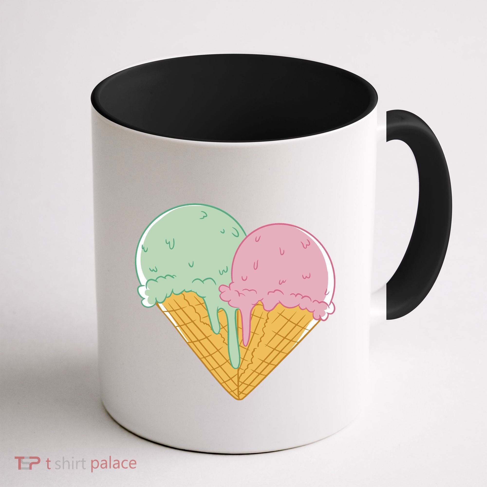 Heart Shaped Ice Cream Cute Gift Coffee Mug