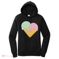 Heart Shaped Ice Cream Cute Gift Women's Hoodie thumb 0