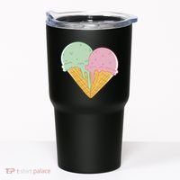 Heart Shaped Ice Cream Cute Gift Tumbler thumb 0