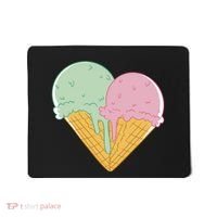 Heart Shaped Ice Cream Cute Gift Mousepad thumb 0