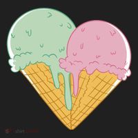Heart Shaped Ice Cream Cute Gift Hat thumb 2