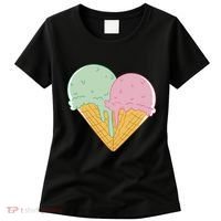 Heart Shaped Ice Cream Cute Gift Women's T-Shirt thumb 0