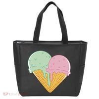 Heart Shaped Ice Cream Cute Gift Tote Bag thumb 0