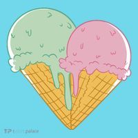 Heart Shaped Ice Cream Cute Gift Long Sleeve Shirt thumb 2