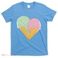 Heart Shaped Ice Cream Cute Gift T-Shirt thumb 0
