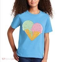 Heart Shaped Ice Cream Cute Gift Kids T-Shirt thumb 2