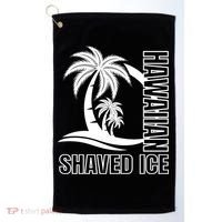 Hawaiian Shaved Ice Concession Food Truck Gift Golf Towel thumb 0