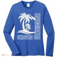 Hawaiian Shaved Ice Concession Food Truck Gift Women's Long Sleeve Shirt thumb 0