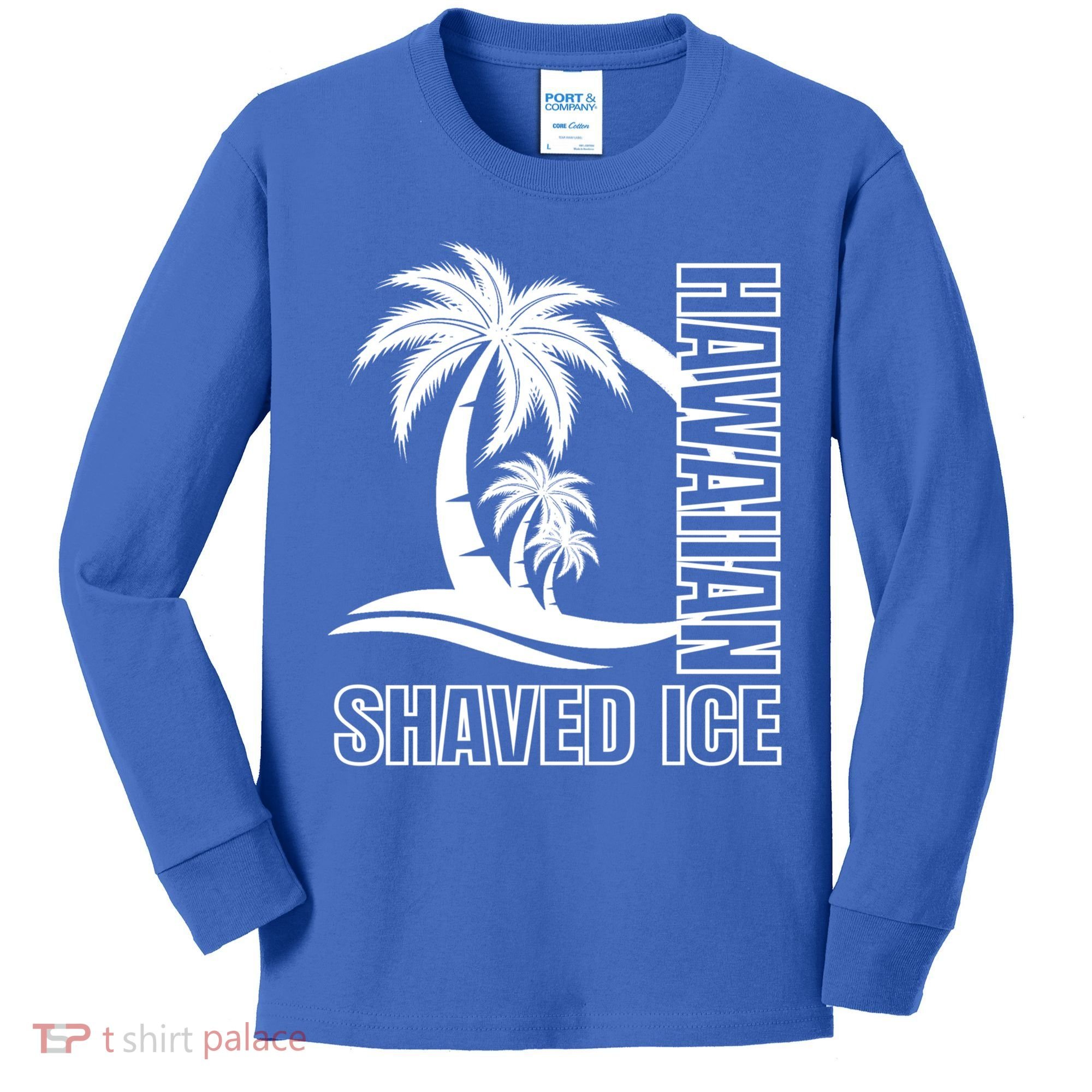 Hawaiian Shaved Ice Concession Food Truck Gift Kids Long Sleeve Shirt