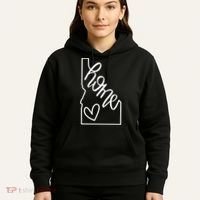 Home State Idaho Home Handlettered Graphic Hoodie thumb 5