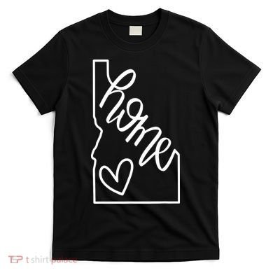 Home State Idaho Home Handlettered Graphic T-Shirt