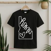 Home State Idaho Home Handlettered Graphic T-Shirt thumb 2