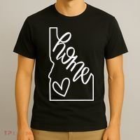 Home State Idaho Home Handlettered Graphic T-Shirt thumb 3