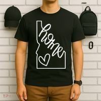 Home State Idaho Home Handlettered Graphic T-Shirt thumb 6