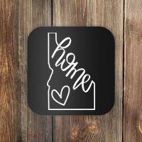 Home State Idaho Home Handlettered Graphic Coaster thumb 0