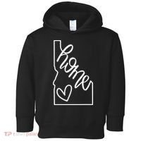 Home State Idaho Home Handlettered Graphic Toddler Hoodie thumb 0