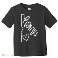 Home State Idaho Home Handlettered Graphic Toddler T-Shirt thumb 0