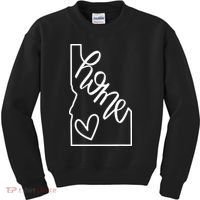 Home State Idaho Home Handlettered Graphic Kids Sweatshirt thumb 0