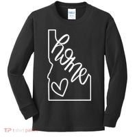 Home State Idaho Home Handlettered Graphic Kids Long Sleeve Shirt thumb 0
