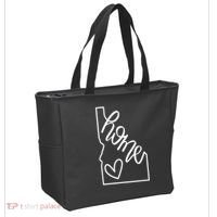 Home State Idaho Home Handlettered Graphic Tote Bag thumb 2