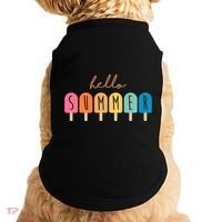 Hello Summer Ice Cream Doggie Tank thumb 0