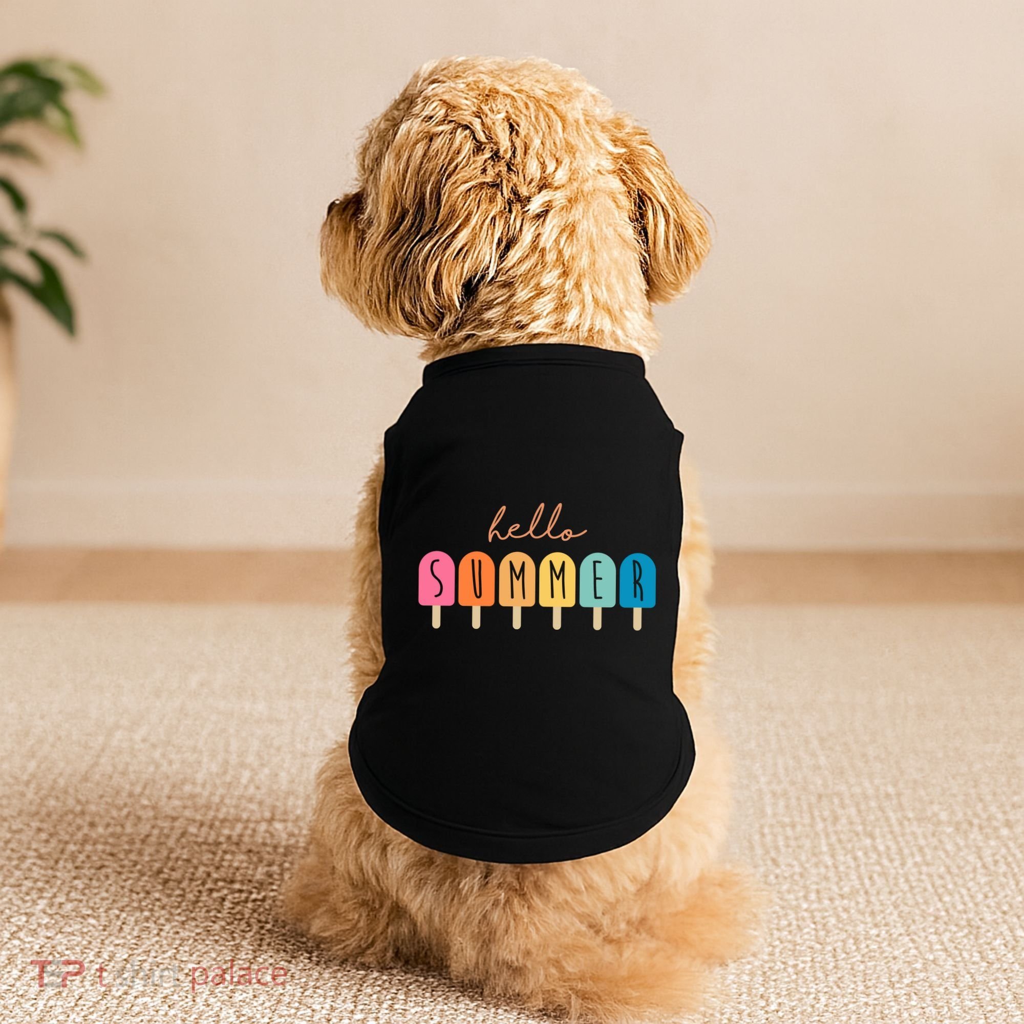 Hello Summer Ice Cream Doggie Tank