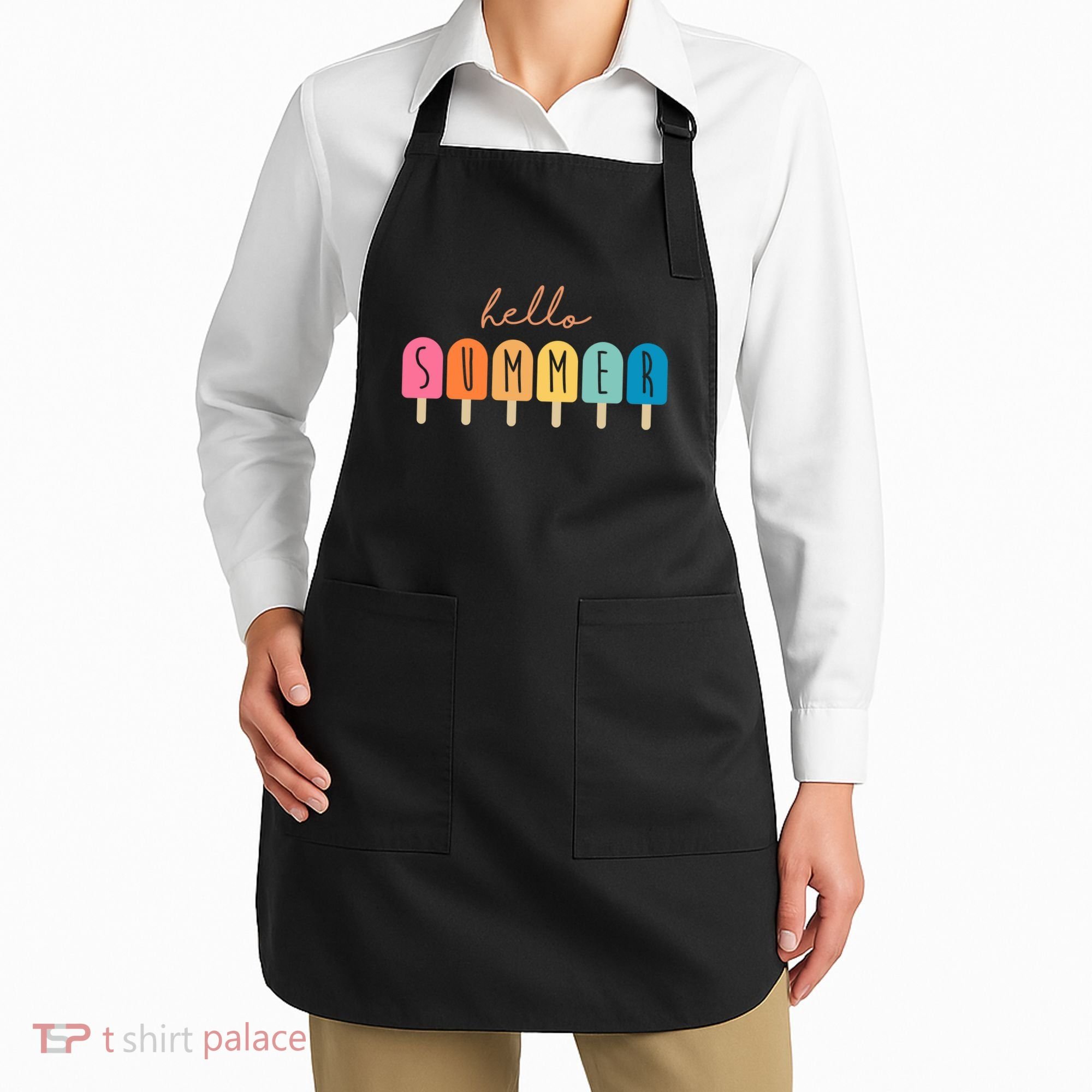 Hello Summer Ice Cream Apron