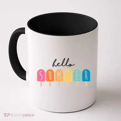 Hello Summer Ice Cream Coffee Mug