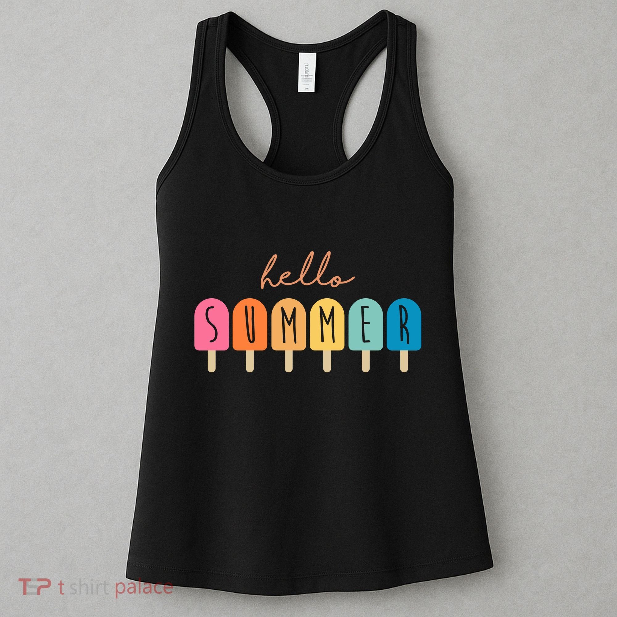 Hello Summer Ice Cream Women's Tank Top