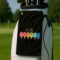 Hello Summer Ice Cream Golf Towel thumb 2