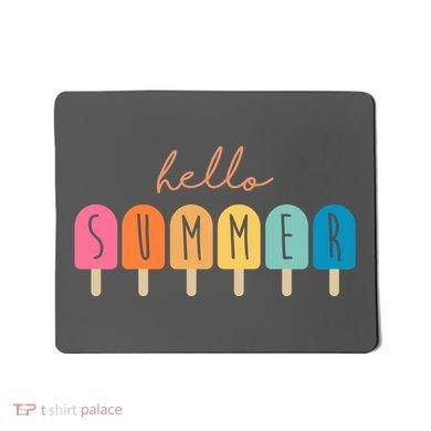 Hello Summer Ice Cream Mousepad