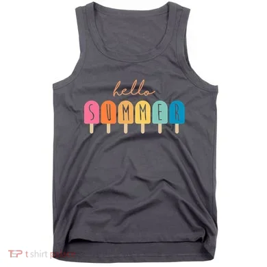 Hello Summer Ice Cream Tank Top